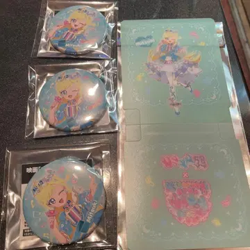 아이프리 가라오케칸 콜라보 캔뱃지 스탠딩 코스터 미츠키