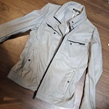 HIDEAWAYS 라이더 자켓 라이트 그레이