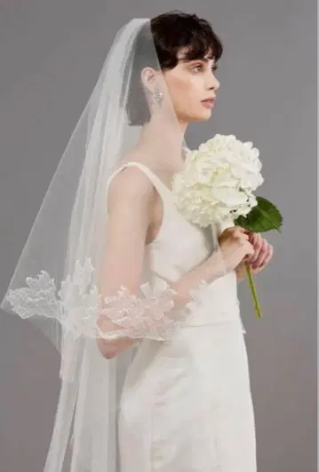 트리트 드레싱 웨딩 베일 80 x 120cm (가격 인하)
