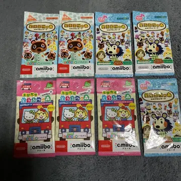 동물의 숲 amiibo 카드 8팩 묶음 판매