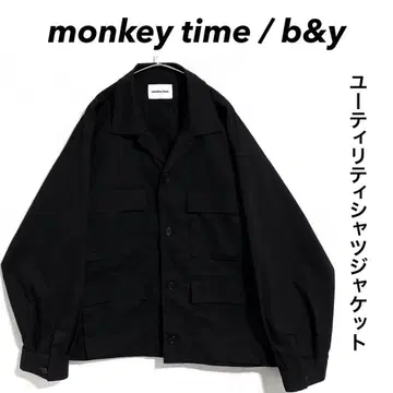 monkey time / 유틸리티 셔츠 자켓 / 빅 실루엣