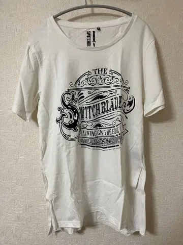 (하자품) SWITCHBLADE 스이부레 T셔츠 화이트 M사이즈