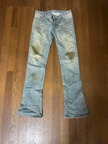 LGB 오일 가공 사이드 지퍼 데님