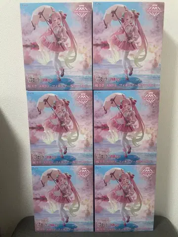 벚꽃 미쿠 AMP+ 피규어 ~벚꽃 드레스 ver.~