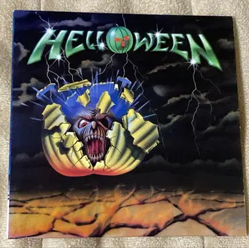 레어 HELLOWEEN 1st 미니 앨범 LP형 자켓(CD) 한정판