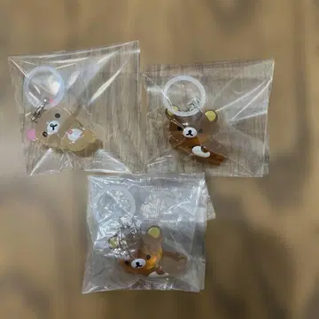 리락쿠마 메지루시 액세서리 클리어 마스코트 참 코리락쿠마