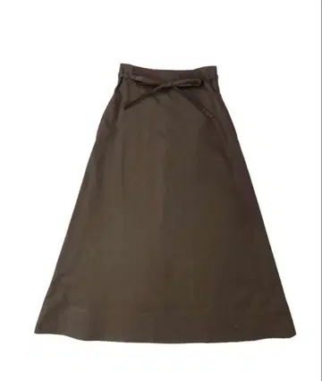 anuans 코튼 하이웨스트 플레어 스커트