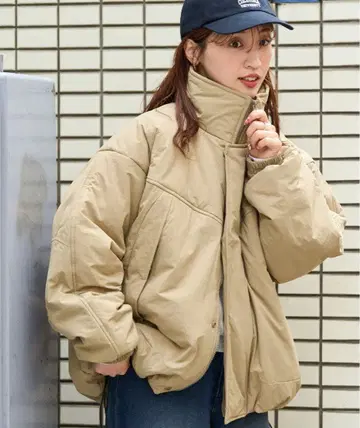 [ 미사용 ] 프릭스스토어 숏 몬스터 후드티 베이지