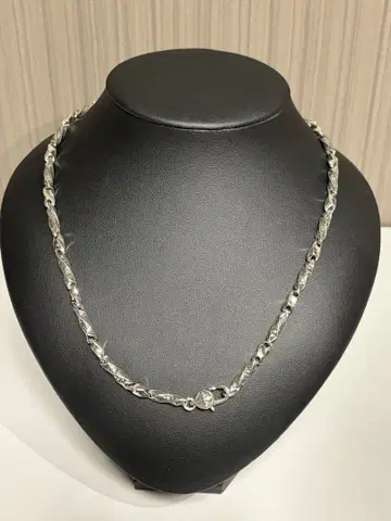 뫼비우스 목걸이 실버 레트로 빈티지 남성용 액세서리