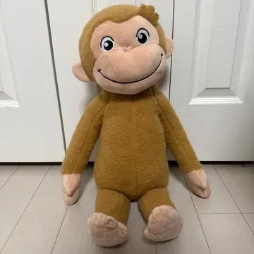 [택 포함] 오자루의 조지 슈퍼 라지 봉제 인형 복슬복슬