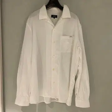 A.P.C. 화이트 긴팔 셔츠 L 사이즈