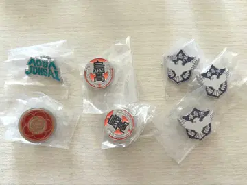 하이큐!! 고등학교 모티브 핀 배지 카라스노/토리자와/아오바죠사이/네코마