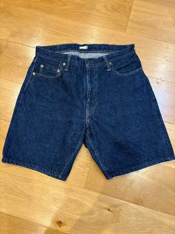 웨어하우스 덕디거 하프 팬츠 데님 32인치