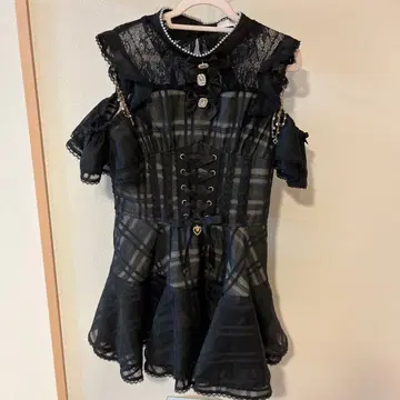 Liz Lisa 블랙 미니 원피스