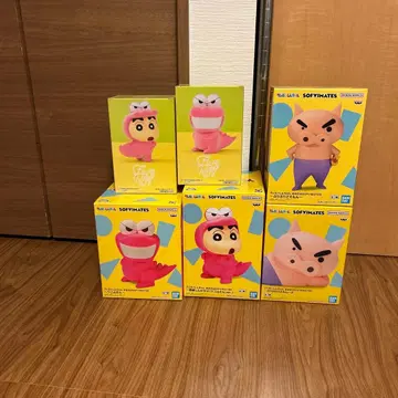 짱구는 못말려(크레용 신짱) 커다란 sofvimates 피규어 세트