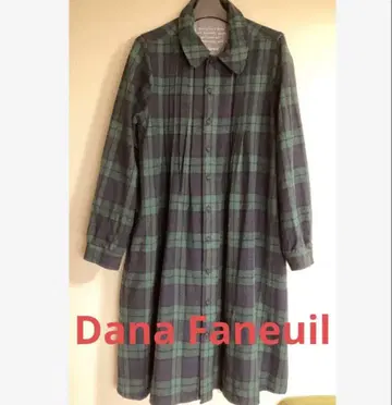 다나 파눌 셔츠 원피스 체크 DANA FANEUIL