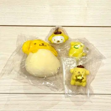 폼폼푸딩 가챠가챠 4개 세트 [ 미사용 새상품 ]