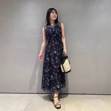 CELFORD 레이어드 플라워 프린트 원피스