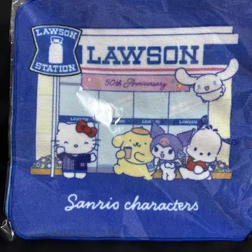 로손 50주년 산리오 캐릭터 타월 세트