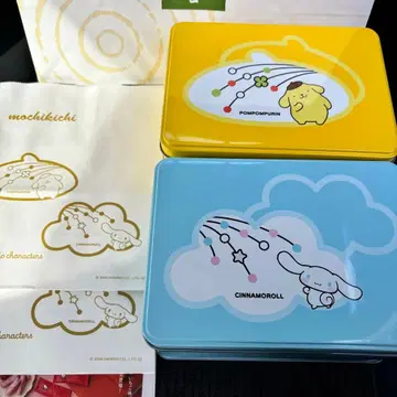 모치키치 산리오 콜라보 수량 한정 폼폼푸딩 시나모롤 2개 세트 캔