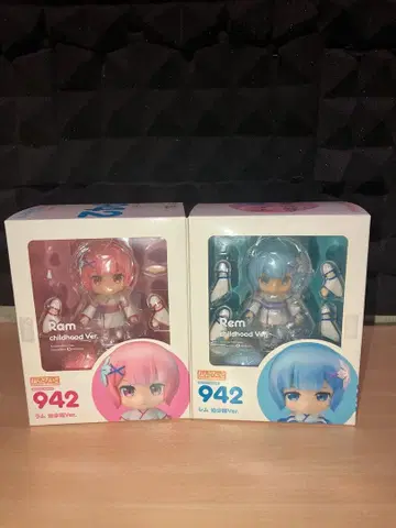 미개봉품 리제로 넨도로이드 렘&라무 유년기 ver.