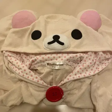 코리락쿠마 인형옷 룸웨어 콤비네종 성인용 산엑스