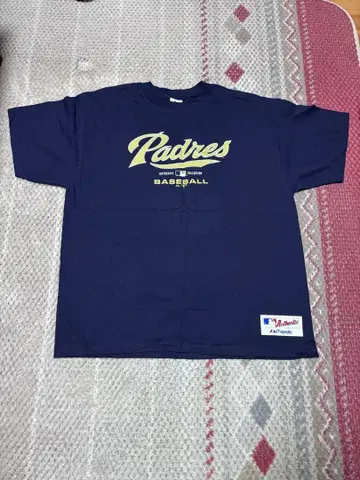 [ MLB ] Majestic 파드레스 팀 로고 T셔츠 네이비 L