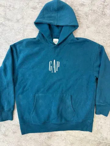 GAP 후드 부착 후드티 파랑