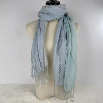 FURLA 그라데이션 대형 얇은 소재 스톨 캐시미어 실크 훌라