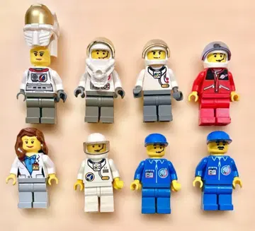 레고 시티 우주 미니 피규어 8개 묶음 판매