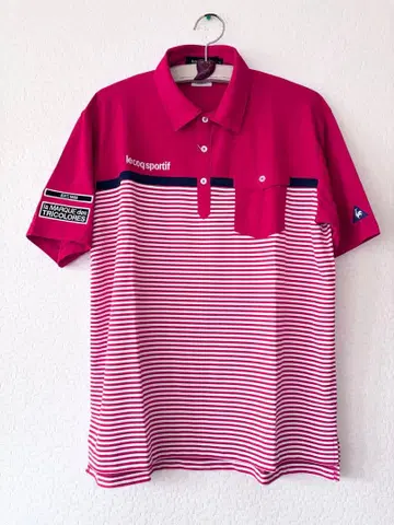 새상품 르꼬끄 골프 반팔 피케 셔츠 남성용 LL