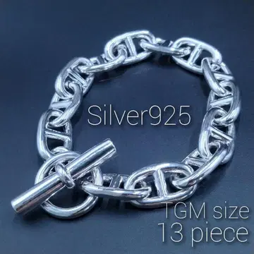 체인 당크레 앵커 체인 팔찌 인기 실버 은