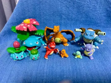 포켓몬 입체포켓몬도감 이상해씨 파이리 꼬부기의 진화계 세트