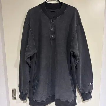 [별주] Champion 다크 그레이 헨리넥 트레이닝복