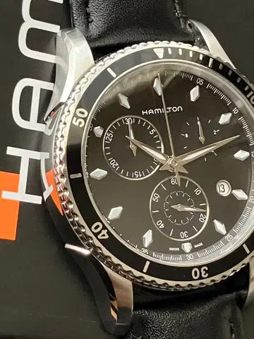 [ 깨끗함 ] 해밀턴 손목시계 재즈 마스터 씨뷰 크로노