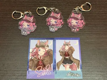 사키 탈출 게임 아크링 키링 포토 카드