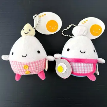 시나다 우후 S 마스코트 봉제 인형 타마고짱 2개 SHINADA