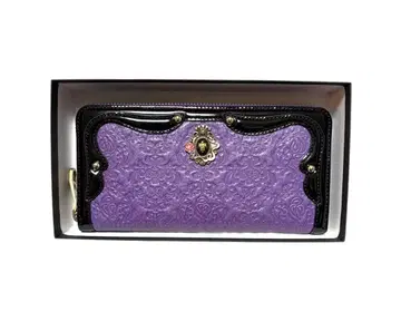 [ 미사용 ] ANNA SUI 안나수이 셀팡 장지갑 라운드 지퍼