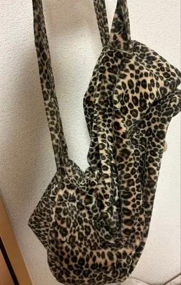 펑크 레오파드 무늬 백팩 복조리 PUNK 그런지 Y2K SWAG 헤이세이