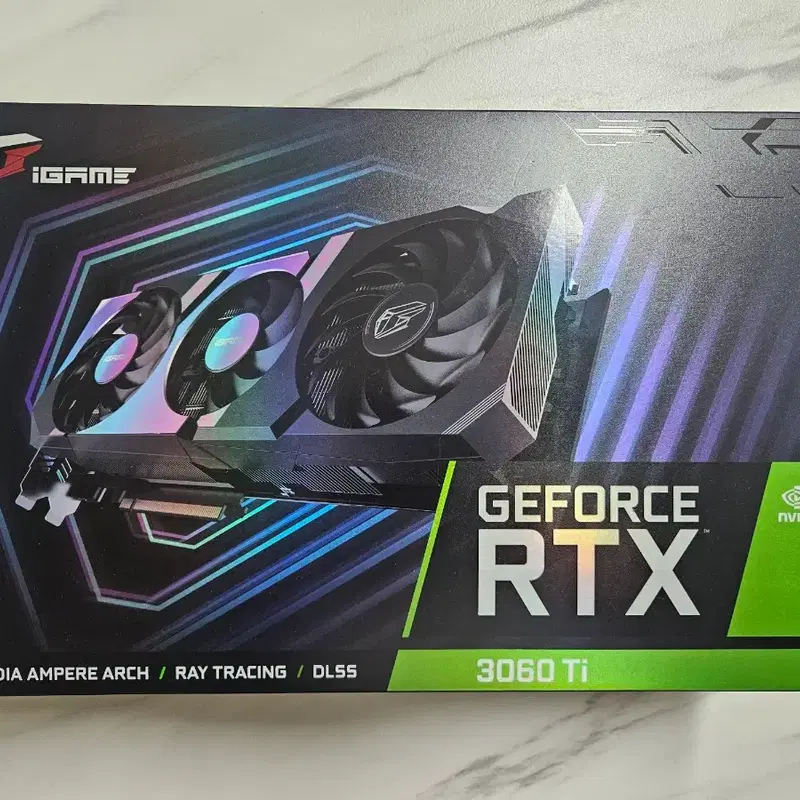 컬러풀 iGame RTX 3060 Ti Ultra OC D6 8GB 블랙