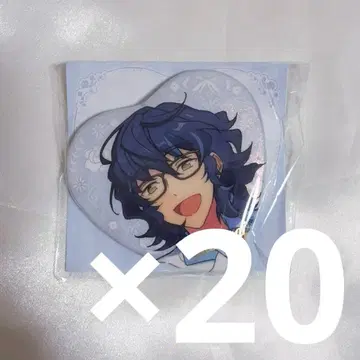 앙스타 아오바 츠무기 중국 한국 3주년 서약 하트 캔뱃지 하트 캔