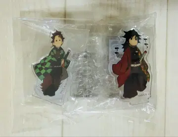 귀멸의 칼날 테치테치 스탠드 세트 토미오카 기유 & 카마도 탄지로