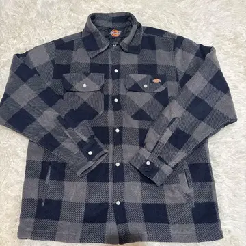 dickies 디키즈 커버올 플리스 소재 원포인트 로고 퀼팅
