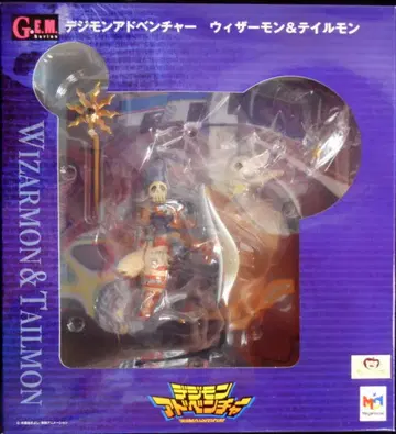 메가하우스 디지몬 어드벤처 G.E.M. 위저몬&테일몬 PVC