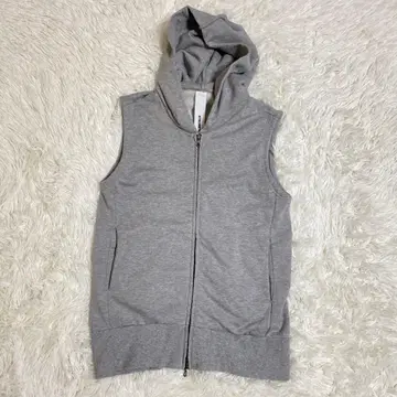 어태치먼트 맨투맨 지퍼 베스트 베스트 후드 1 남성용