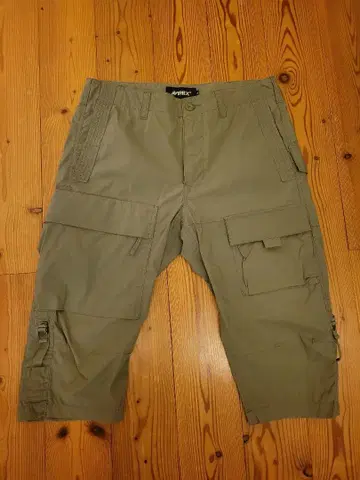 AVIREX 아비렉스 카고 팬츠 크롭 팬츠 카키