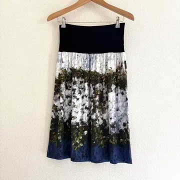 agnes b. photographie 프랑스제 전사 프린트 스커트