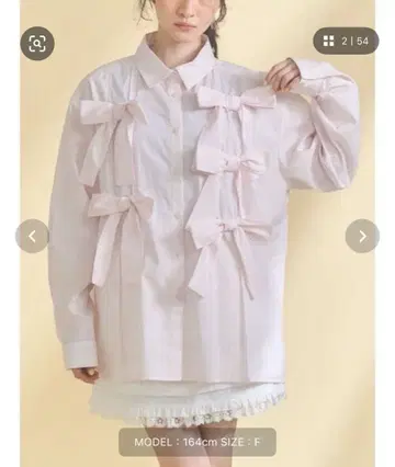 merry jenny bon bon 리본 셔츠 핑크