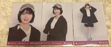 노기자카46 츠츠이 아야메 브로마이드 컴프 오버 자켓+캡