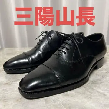 사니야마초 스트레이트 팁 드레스 슈즈 토모노스케 사이즈 7 블랙
